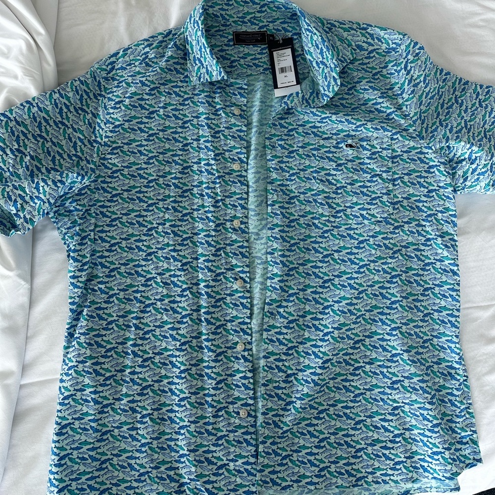 Vines vineyard button down shirt